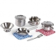Stainless Steel Pots & Pans Set (10 Pieces)