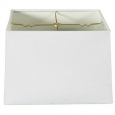 Royal Designs Square Hard Back Lamp Shade, Linen White, (15x15) x (16x16) x 10 (As Is Item)