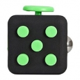 Fidget Black & Green Cube Helps Relieve Stress & Anxiety
