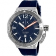 Armani Exchange Men's AX1812 Blue Silicone Analog Quartz Fashion Watch