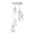 Savoy House St. Clare Polished Nickel Metal 6-light Multi-point Chandelier