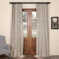 Exclusive Fabrics Martinique Geometric Pattern Cotton Curtain Panel (Single)
