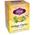 Yogi Herbal Tea Ginkgo Clarity Caffeine Free 16 Tea Bags
