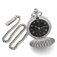 Men's Personalized Silverplated Pocket Watch