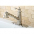 Templeton Satin Nickel Pullout Kitchen Faucet