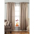 Brownish Gray Rod Pocket 90% blackout Curtain / Drape / Panel - Piece