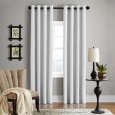 Grand Luxe 100-Percent Linen Gotham Grommet Top Curtain Panel