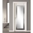 Modern Silver 21.5 x 71 - Inch Over the Door Full Length Mirror