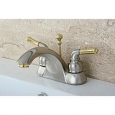 Naples Satin Nickel/ Polished Brass Bathroom Faucet