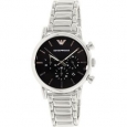 Emporio Armani Men's Classic AR1853 Silver Stainless-Steel Plated Dress Watch