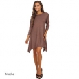 Women's Solid Rayon/Spandex Tunic
