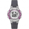 Timex T5K646M6 Women's Marathon Digital Mid-size Grey and Pink Watch