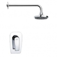 Nameeks SS1038 Remer 2.5 GPM Single Function Rain Shower Head with Valve Trim Rough In Included