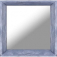 10.5X10.5 Blue Patina Plain Mirror, Set of 3