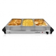 NutriChef PKBFWM33 Food Warming Tray / Buffet Server / Hot Plate Warmer