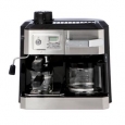 DeLonghi BCO330T Combination Drip Coffee, Cappucino and Espresso Machine with Programmable Timer - Stainless Steel