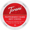 Torani Indulgent Beverages Peppermint Bark Hot Chocolate, Single-serve Cup Portion Pack for Keurig K-Cup Brewers