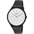 Swatch Skinnoir SVUB100 Black Silicone Quartz Fashion Watch