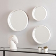 Holly and Martin Daws White Wall Mirror 3pc Set