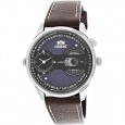 Orient Men's FXC00003B Black Leather Quartz Fashion Watch