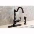 American Classic Oil-Rubbed Bronze Single-Handle Swiveling Kitchen Faucet