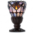 River of Goods 6.5-inch Tiffany Style Stained Glass Allistar Light of Remembrance Accent Lamp