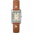 Timex Women's T2N9059J Rectanglular Case Brown Leather Strap Watch