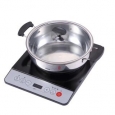 1500W Induction cooktop cooker with stainless steel pot Table Hotpot