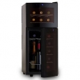 Wine Enthusiast Silent Dual Zone 21-bottle Curved-door Wine Refrigerator