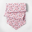 Valentines Day Pink Red Black Polka Dot Heart 14x72" Fabric Table Runner