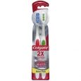 Colgate Optic White 360 Platinum Toothbrush, Full Head, Soft, 2 ea