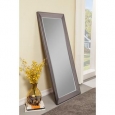 Sandberg Furniture Mid-Century Modern Silver Full-length Leaner Mirror
