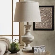 Hyperion Sanded Off-white 1-light Accent Table Lamp by iNSPIRE Q Artisan