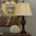 25-inch Huntington Bronze Table Lamp