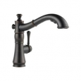 Delta Cassidy Single Handle Pull-Out Kitchen Faucet 4197-RB-DST Venetian Bronze