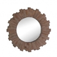 Wooden Sunburst Wall Mirror