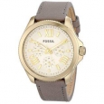 Fossil Women's AM4529 'Cecile' Grey Leather Watch