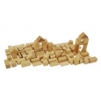 Heros 50 Piece Natural Wooden Blocks Set