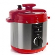 Wolfgang Puck BPCRM800R 8-Quart Rapid Electric Pressure Cooker Red