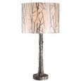 Silver Wolf Branch Design Table Lamp