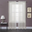 Lush Decor Ivory 84-inch Duke Garden Curtain Panel Pair (As Is Item)