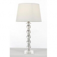 Stacked Crystal Balls Table Lamp with Shade, Bedside Lamp, Desk Lamp
