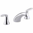 Kohler K-T15294-4 Double Handle Roman Tub Trim with Metal Lever Handles from the Coralais Series