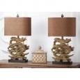 Safavieh Indoor 1-light Brown Forester Table Lamp (Set of 2)