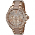 Michael Kors Women's MK6096 'Wren' Chronograph Crystal Rose Gold Tone Stainless Steel Watch