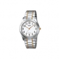 Casio Men's MTP-1275SG-7B 'Quartz' Two-Tone Stainless Steel Watch - White