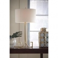 Signature Design by Ashley Jankin Antique Gold Finish Metal Table Lamp