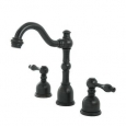 S-Series Oil-rubbed Bronze Victorian Widespread Bathroom Faucet