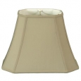 Royal Designs Regal Series Beige Fabric 14-inch Rectangular Cut-corner Lamp Shade (As Is Item)