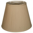 Royal Designs Empire Side Pleat Basic Lamp Shade, Beige, 12 x 20 x 15 (As Is Item)